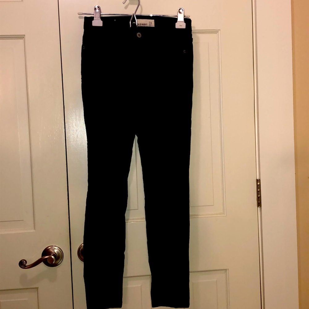 Navy corduroy skinny pants